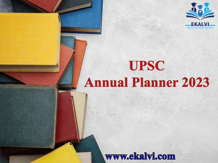 UPSC Annual Planer 2023