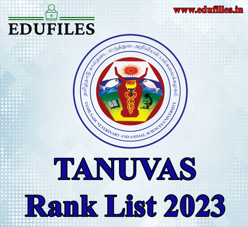 TANUVAS Rank List 2023