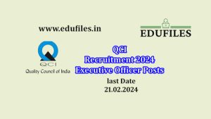 QCI Recruitment 2024 Executive Officer Posts