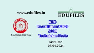 RRB Recruitment 2024 9000 Technician Posts