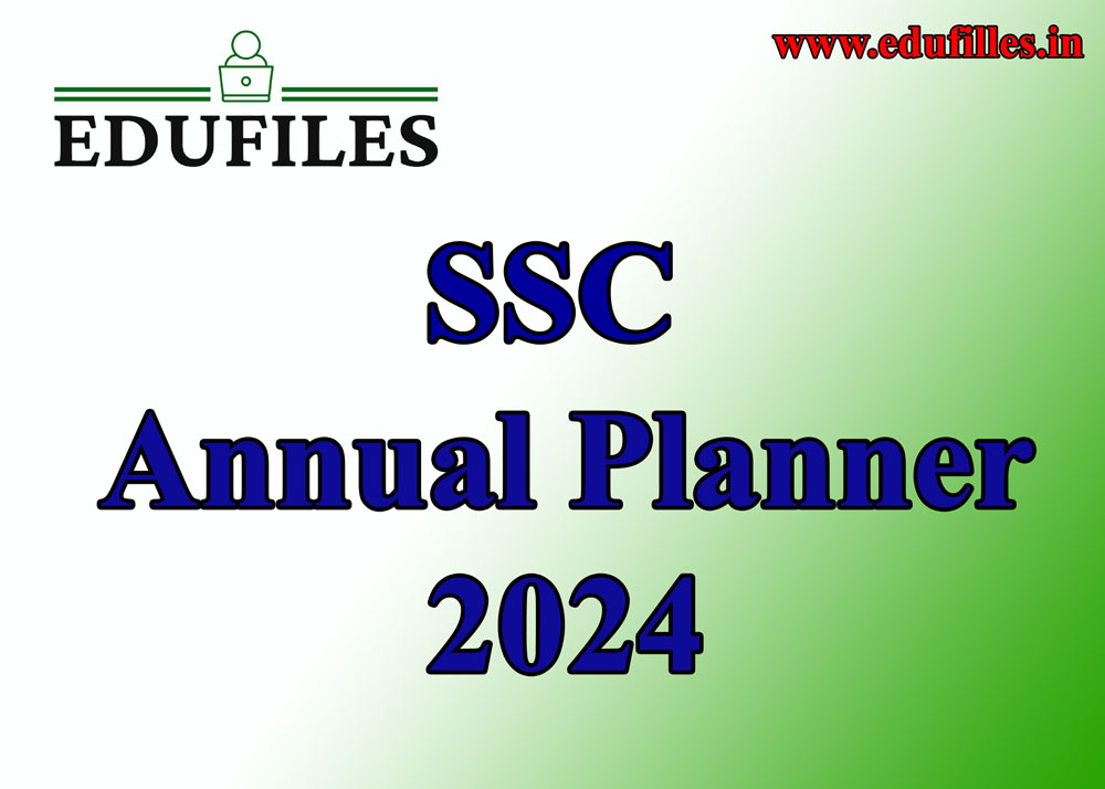 SSC Annual Planner 2024 PDF Format Download Now!
