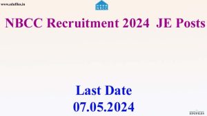 NBCC Recruitment 2024  JE Posts