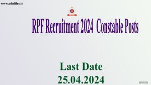 RPF Recruitment 2024  Constable Posts